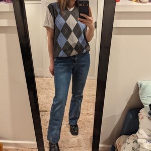 Vintage preppy vest